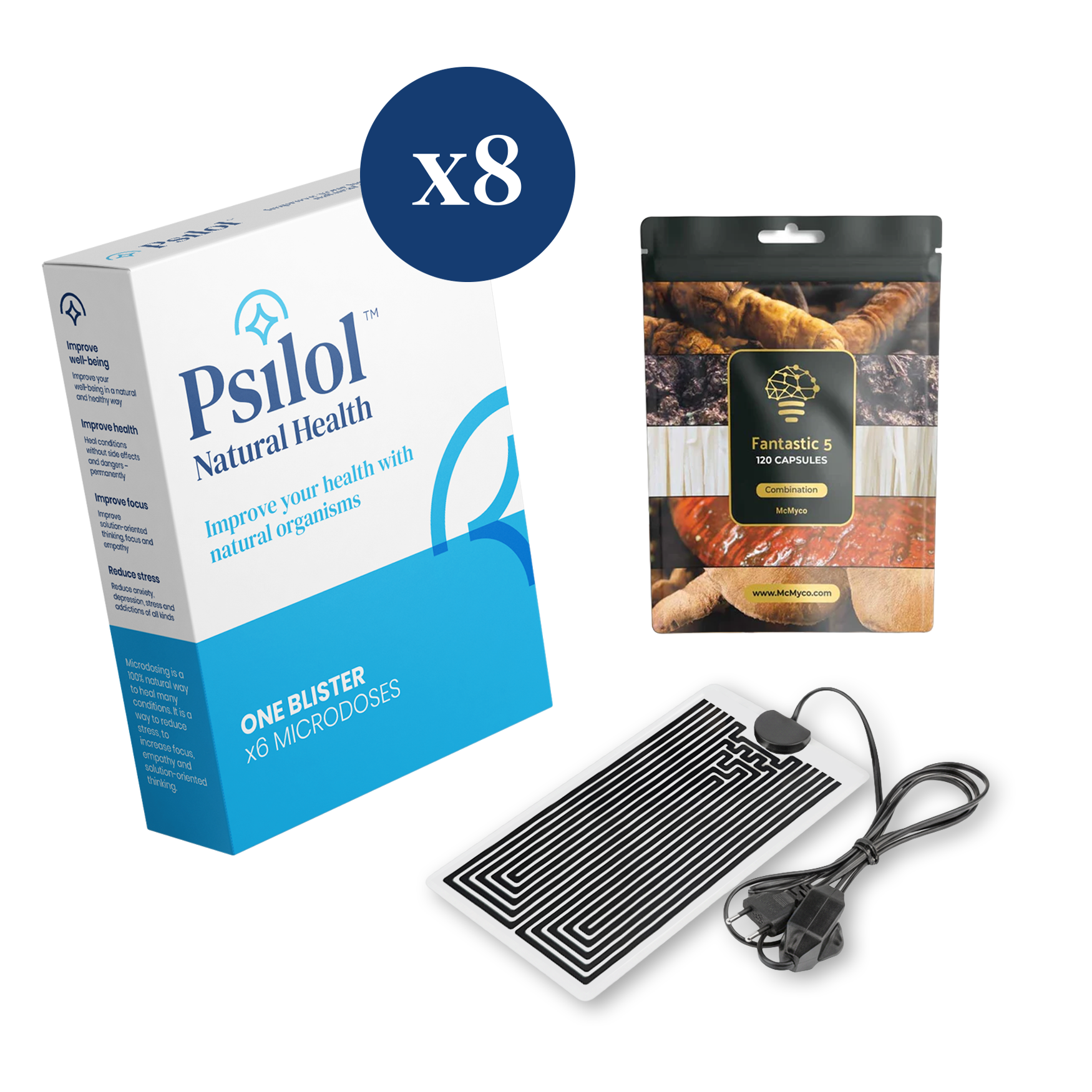 Body Boost Microdosing (2 Monate) + Fantastische 5 Heilpilzkapseln - Image 1